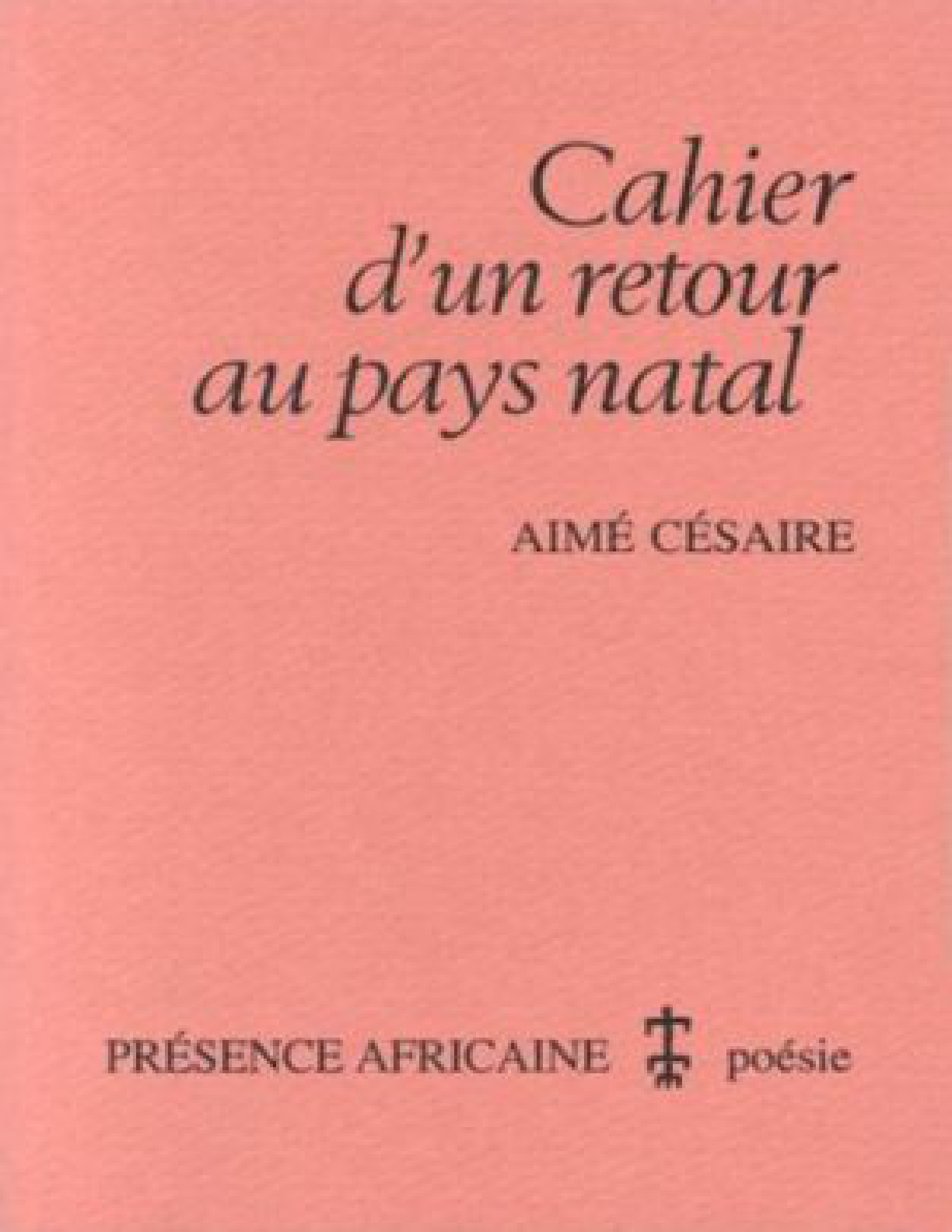 Couverture de Cahier d'un retour au pays natal